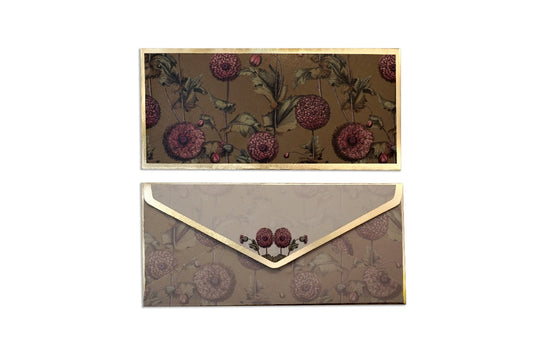 Gul Mohar Foil Gift Envelopes (Pack of 5)