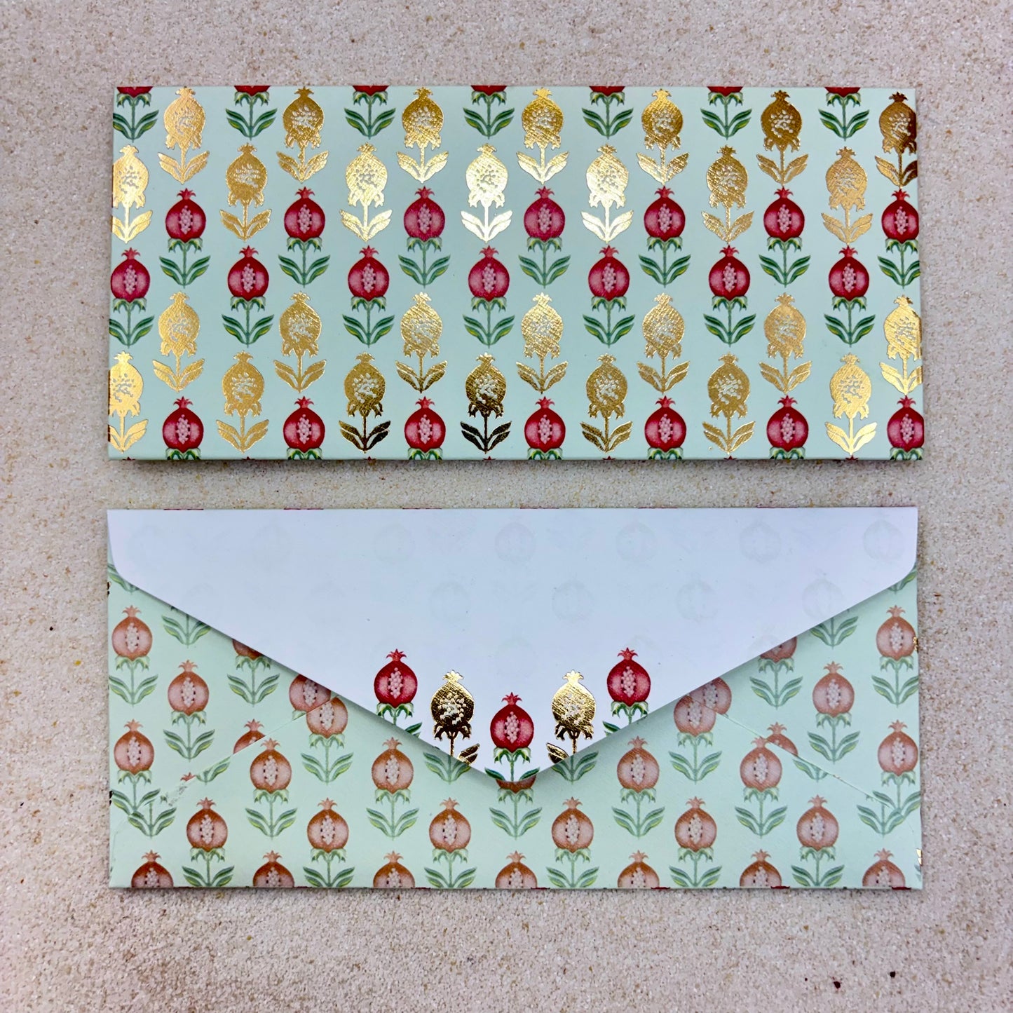 Tashi Baag Pomegranate Gift Envelopes (Pack of 5)