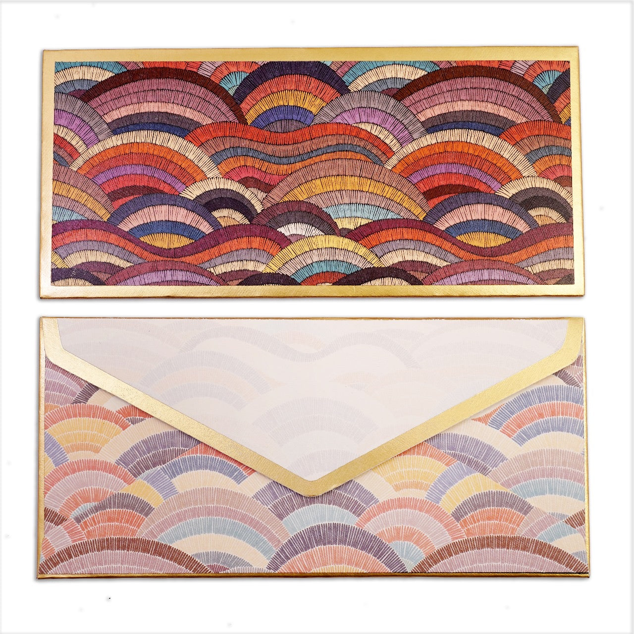 Embroidery Foil Gift Envelopes (Pack of 5)