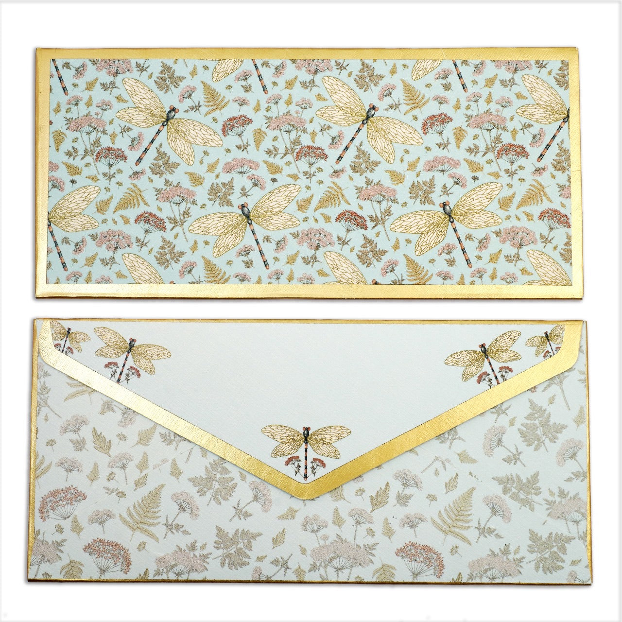 Dragonfly Foil Gift Envelopes (Pack of 5)