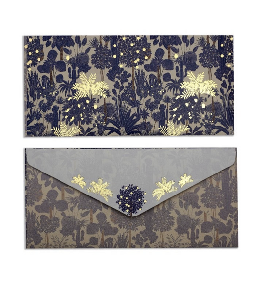 Midnight Botanical Gift Envelopes